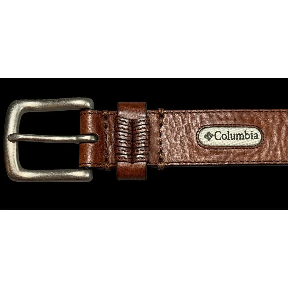 Columbia Sportswear Men's Genuine Leather Belt Brown Wrap Style Size 42/105cm